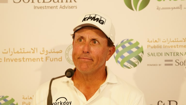 Phil Mickelson Claims Some Saudi-Related Comments Off The Record